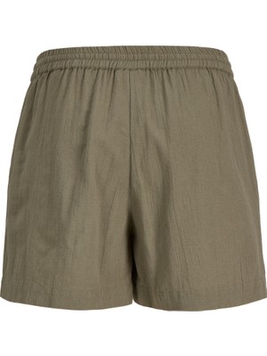 Jack & Jones Kadin Bol Kalip Baglama Detayli Sort - Kia