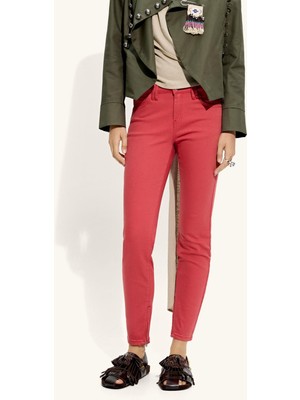 Parfois Kadın Fermuar Detaylı Denim Pantolon