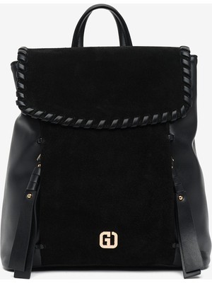 Greyder Kadın Siyah Hakiki Deri Sırt Çantası 6Y2CN69839