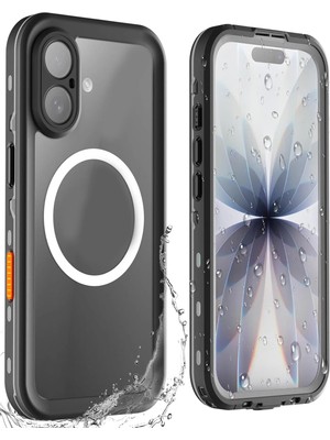 Nezih Case iPhone 17 Uyumlu 1-1 Waterproof Su Geçirmez 360 Koruyucu Kılıf