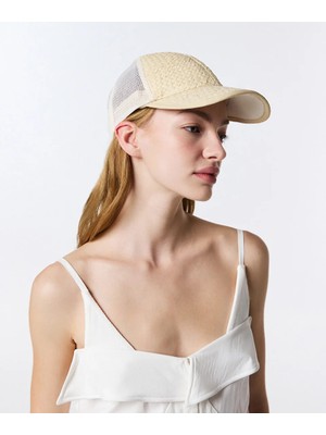 Twist Kontrast Dokulu Şapka TS1260077029003