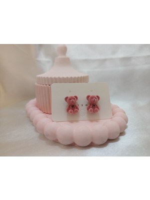 Pembe Ayıcık Küpe