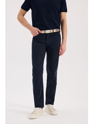 Jakamen Lacivert Slim Fit 5 Cep Spor Pantolon