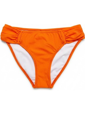 Zi Turuncu Dar Kalıp Kalın Kenarlı Bikini Altı