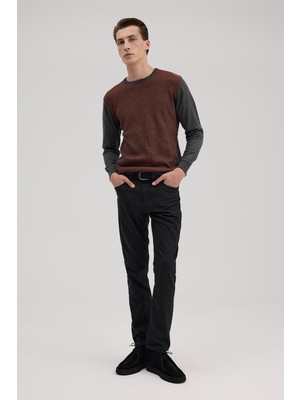 Jakamen Antrasit Comfort Fit Kanvas Pantolon