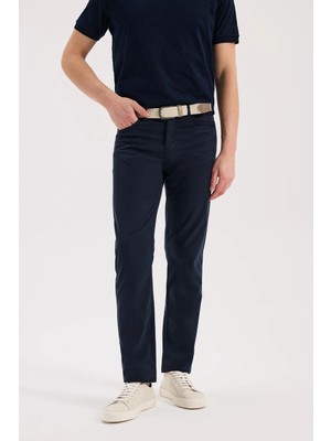 Jakamen Lacivert Slim Fit 5 Cep Spor Pantolon