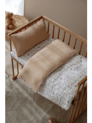 Tuğba Kuğu Montessori Müslin Nevresim Takımı - 100X200 cm - Forest Tales