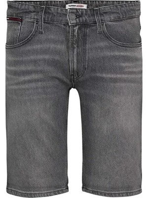 Tommy Hilfiger Erkek Siyah Denim 5 Cepli Şort
