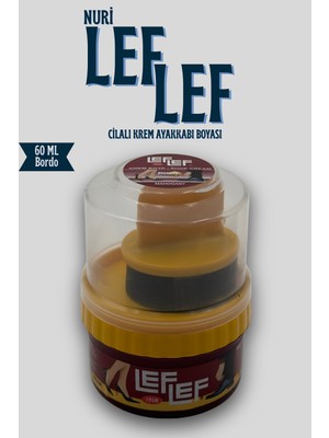 Nuri Leflef Cilalı Krem Ayakkabı Boyası 60ML - Tüm Renkler