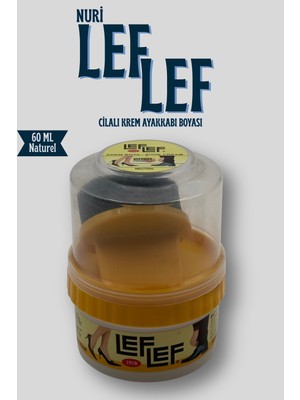 Nuri Leflef Cilalı Krem Ayakkabı Boyası 60ML - Tüm Renkler
