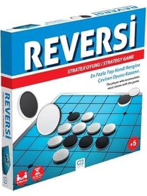 TeknoKapsül Reversi +5 Yaş Için 2 Oyunculu Eğlenceli Zeka Taş Kutu Oyunu