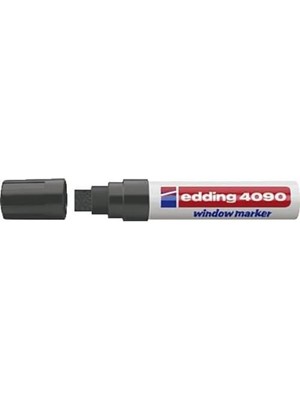 TeknoKapsül Edding 4090 Likit Tebeşir Kalemi, Siyah
