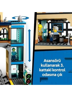 TeknoKapsül City Merkez Tren Istasyonu 60469 – Tren Modeli Seven 7 Yaş ve Üzeri Çocuklar Için Raylı Sistem Temalı Yaratıcı Oyuncak Yapım Seti, Doğum Günü Hediyesi (752 Parça)