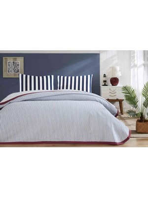 Özdilek Pike Takımı Ranforce Çift Kişilik Mavi Cabana Lıne (E)