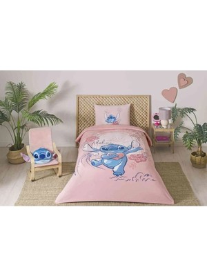 Özdilek Disney Pike Takımı Ranforce Tek Kişilik Pmb Stıtch Aloha(E)