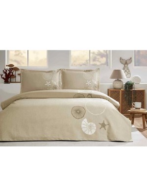 Özdilek Pike Takımı Ranforce Tek Kişilik Bej Corallıno (E)