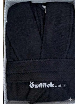 Özdilek Colored(Avm) Siyah Şalyaka Bornoz (S/m)