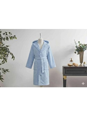 Özdilek Brıght Mavi Çocuk Bornoz (1-2)