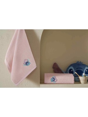 Özdilek Disney Stıtch Aloha Mercancan Çocuk Bornoz (3-4) Nakışlı