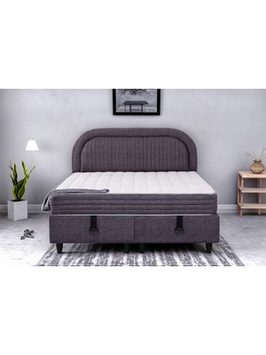 Alpino Mobilya Alpino Ekol 160X200 Baza Başlık Yatak Set