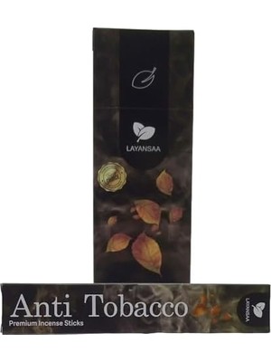 TeknoKapsül Layansaa Anti Tobacco Kokusu Özel Aroma Kokusu Agarbatti Arınma 20 Adet 1 Paket Çubuk Tütsü