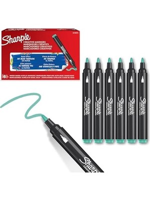 TeknoKapsül Akrilik Markör, Yuvarlak Uç, Göl Yeşili