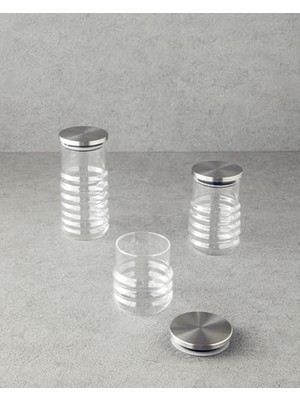 TeknoKapsül Rivoli Borosilikat Kavanoz, 475 Ml, Şeffaf