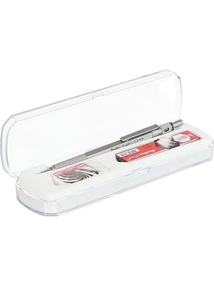 TeknoKapsül Graphx 3'lü Set Mekanik Kurşun Kalem Silgi Min Kurşun Gri 0.5 mm