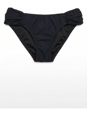 Zi Siyah Kalın Kenarlı Dar Kalıp Bikini Altı
