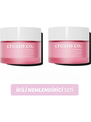 Ikili Moisturizer Canlandırıcı  Su Bazlı Nemlendirici Yüz Kremi Seti
