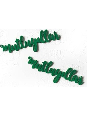 TeknoKapsül Keçe Mutlu Yıllar, Yeşil 2 Adet