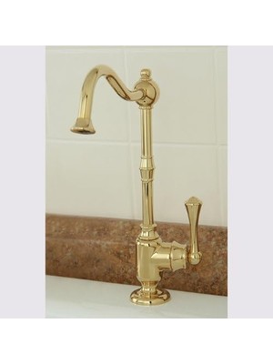 TeknoKapsül Brass KS7392BL Soğuk Su Filtrasyon Musluk, Parlak Pirinç
