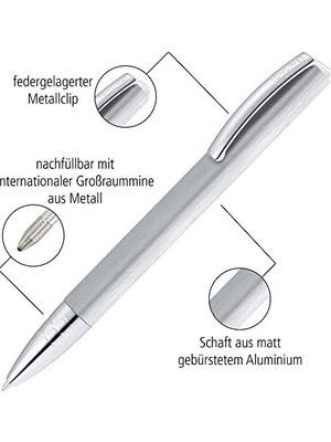 TeknoKapsül Online Döndürmeli Tükenmez Kalem Vision Smokey Rose Internat. Büyük Hacimli Uç Çizgi Kalınlığı M (Orta), Yazı Rengi Siyah, Tükenmez Kalem Yüksek Kaliteli Hediye Kutusunda | Renk: Pembe Altın, 36113