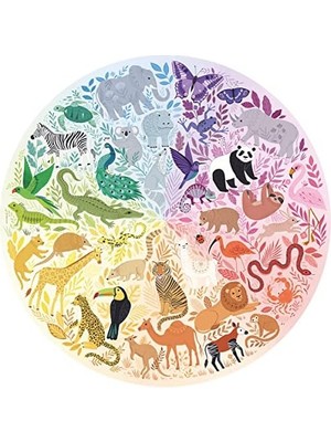 TeknoKapsül 500 Parçalı Daire Puzzle Hayvanlar