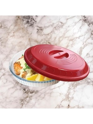 TeknoKapsül Plastik Buhar Kanallı Yuvarlak Borcam Kapağı