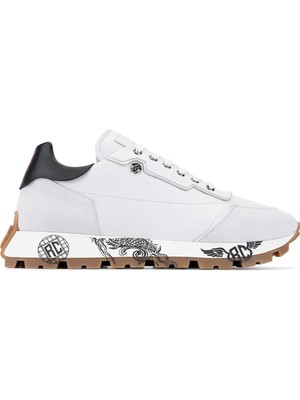 Roberto Cavalli Erkek Hakiki Deri Beyaz Sneakers & Spor Ayakkabı 780 29777 Erk Ayk SK25-26 Neve