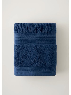 Bella Maison  Pamuk Juna Yüz Havlusu Lacivert (50X70 Cm)