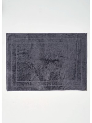 Bella Maison %100 Pamuk Premium Dorita Ayak Havlusu Koyu Gri (50X70 Cm)