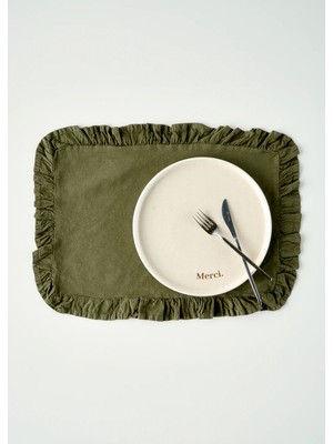 %100 Pamuk Elegance Amerikan Servis Haki (35X45 Cm)