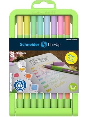 TeknoKapsül Lıne-Up Fiber Uç Klm 0,4 Pastel 8li Set 191088