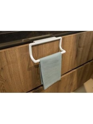 TeknoKapsül Mutfak Banyo Havlu Askısı-Beyaz