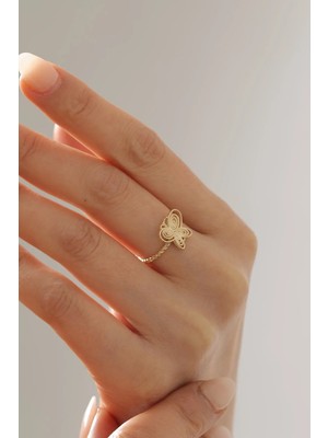 Yavuz Kuyumculuk 14 Ayar Altın Füsun Yüzük