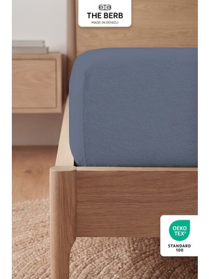 The Berb Pamuklu Havlu Çarşaf | 4 Kenarı Lastikli | Tek/çift Kişilik Lastikli Havlu Çarşaf |