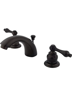 TeknoKapsül GKB945AL Magellan Mini Yaygın Lavabo Bataryası Perakende Açılır Pencereli, 4-7/16 Inç, Yağ Ovuşturdu Bronz