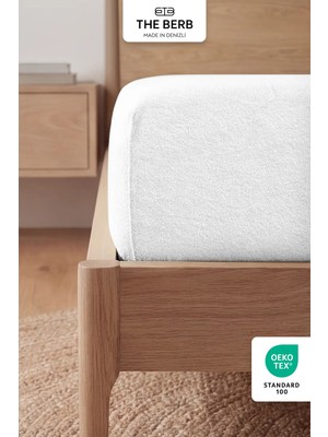 The Berb Pamuklu Havlu Çarşaf | 4 Kenarı Lastikli | Tek/çift Kişilik Lastikli Havlu Çarşaf |
