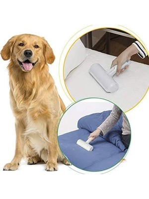 TeknoKapsül Hazneli Kedi Köpek Evcil Hayvan Kazak Kıyafet Elbise Halı Yatak Tüy Temizleyici Kıl Toz Toplayıcı