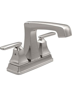 TeknoKapsül Ashlyn Banyo Bataryası Fırçalanmış Nikel, Banyo Lavabo Bataryası, Sızdırmazlık Teknolojisi, Metal Tahliye Grubu, Paslanmaz 2564-SSMPU-DST