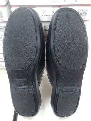 Pierre Cardin Erkek Deri Ev Terliği 289 Siyah Kaymaz Taban ile Konforlu Kullanım