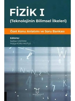 TeknoKapsül Fizik I - Özet Konu Anlatımı ve Soru Bankası (Kapak Değişebilir)