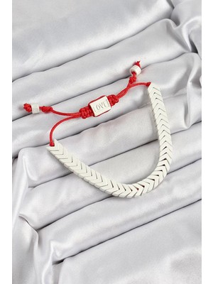 Uravas Store Pirinç Asansörlü Beyaz Juju Kadın Bileklik - TJ-BB7189